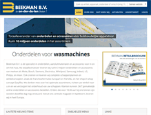 Tablet Screenshot of beekman.nl