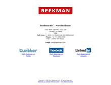 Tablet Screenshot of beekman.com